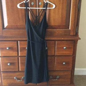 Express black wrap dress size 1/2
